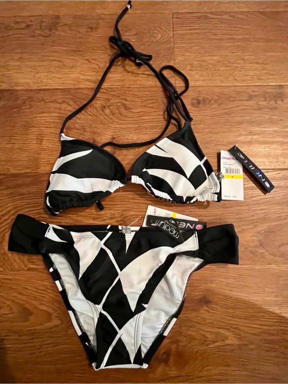 New with tags O'Neill Jungle Juice swimwear line Bikini Size M